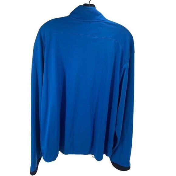 Puma Mens Liga Training Jacket Full Zip Active Adjustable Hem Logo Blue Size XXL - Picture 4 of 12
